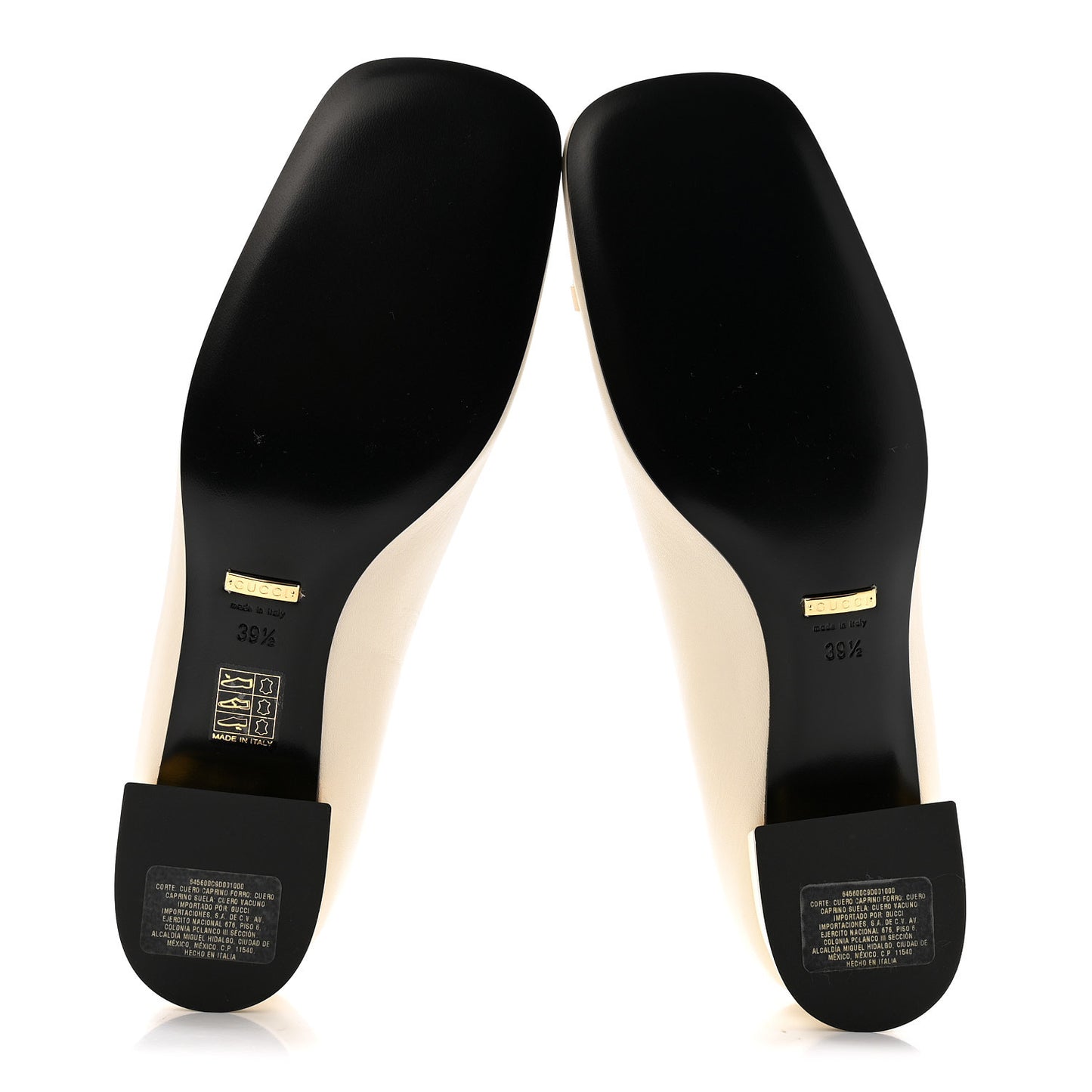 Malaga Kid Horsebit Ballet 25mm Flats 39.5 Mystic White