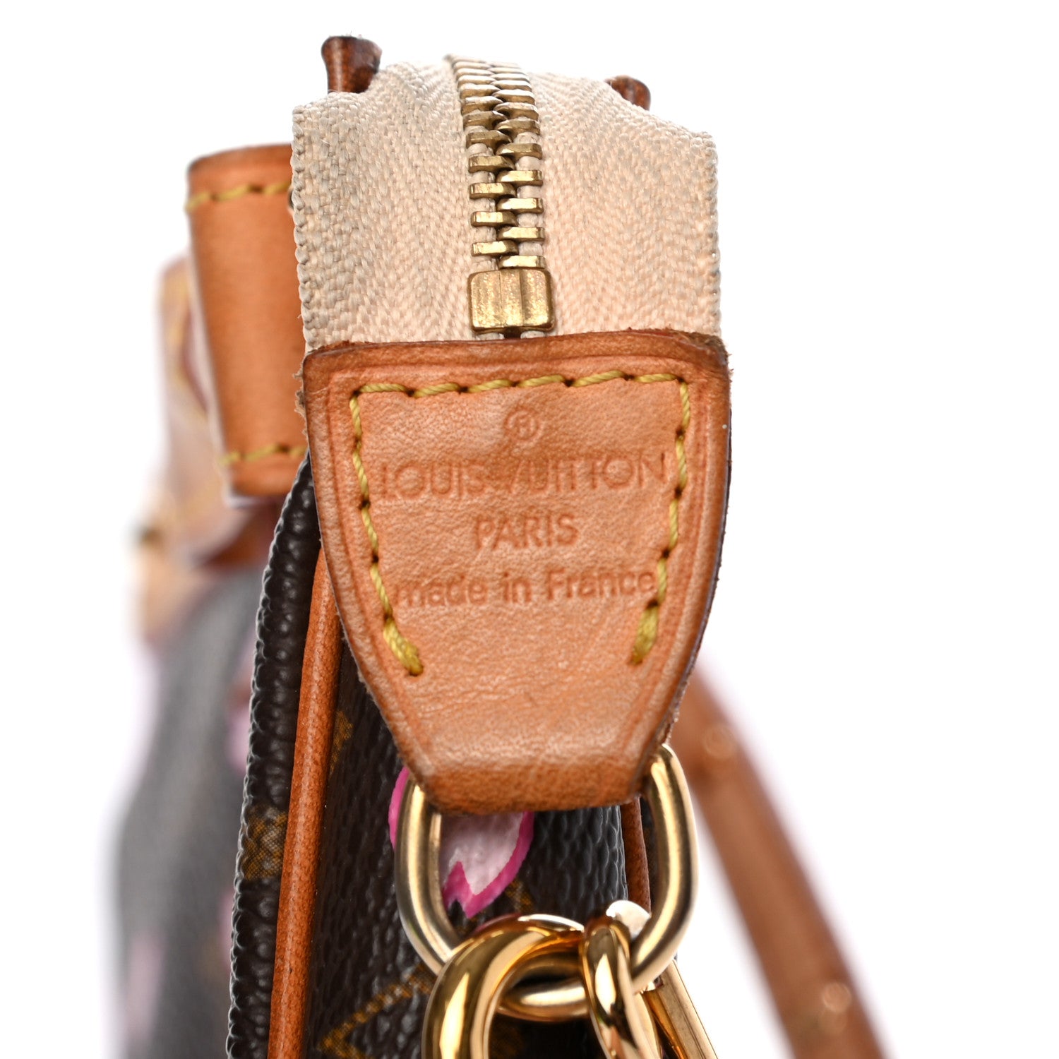 Louis Vuitton Monogram Cherry Blossom Pochette Accessories Brown 6 of 7