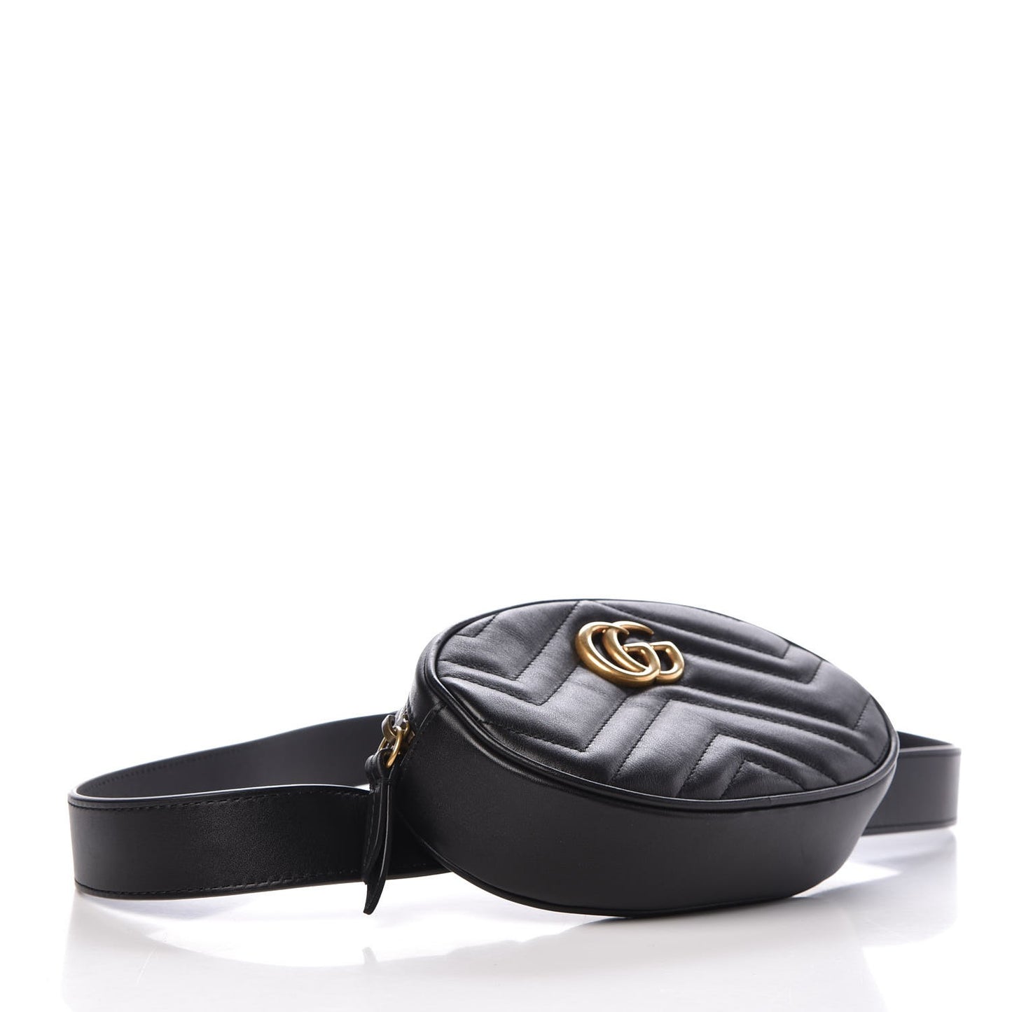 Calfskin Matelasse GG Marmont Belt Bag 105 42 Black
