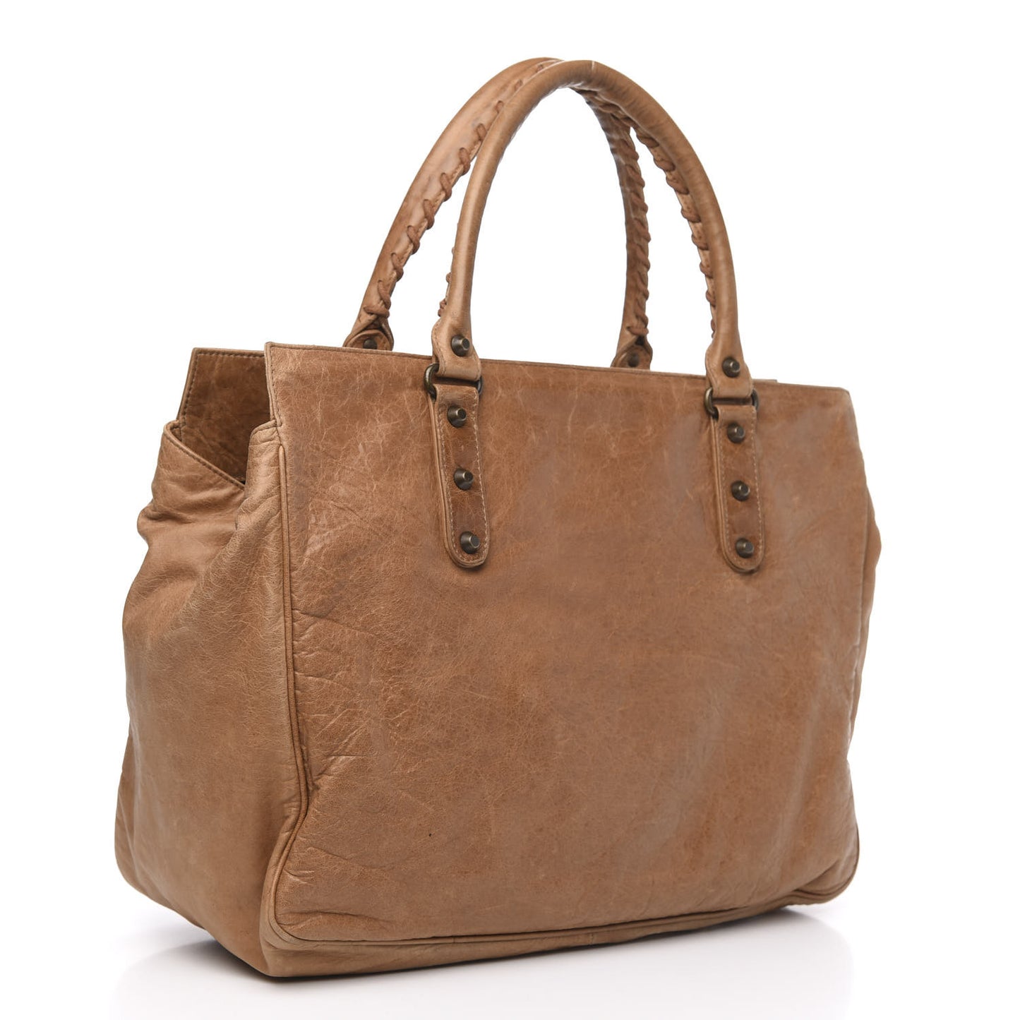 Chevre Shopper Tote Caramel