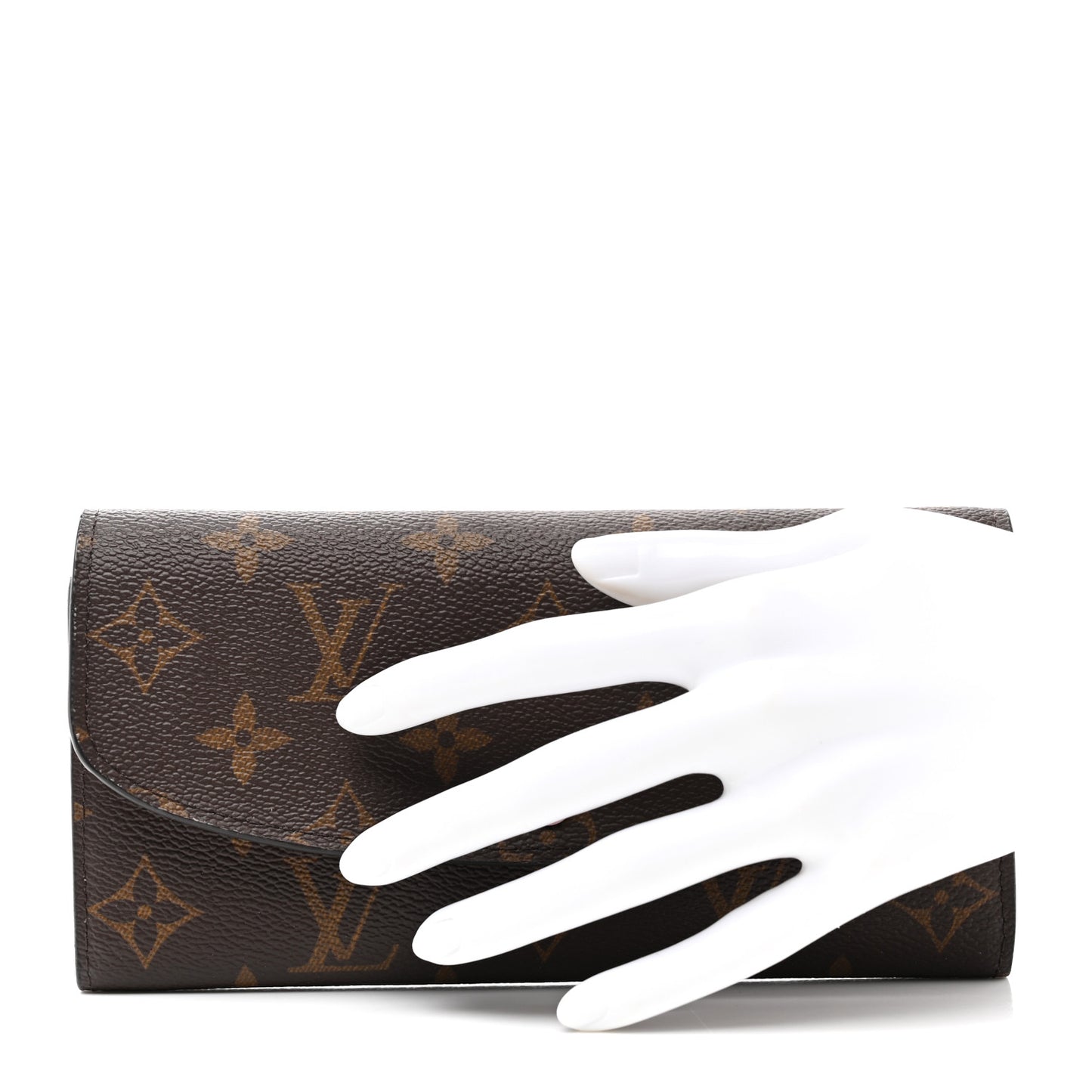 Monogram Emilie Wallet Rose Ballerine