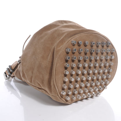 Alexander Wang Diego Suede Studded Bucket Bag Camel 4 of 7