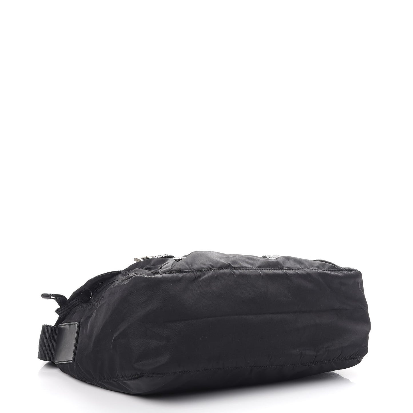 Nylon Vela Messenger Bag Black