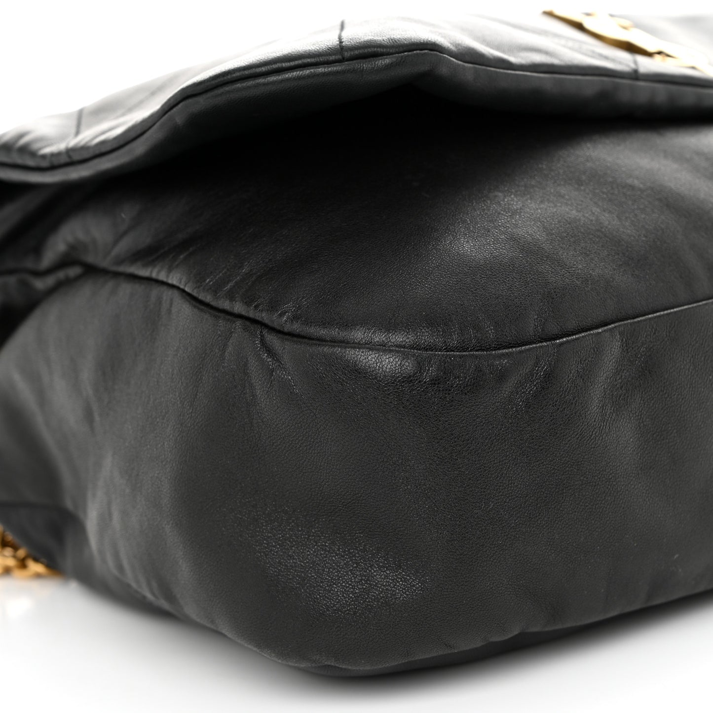 Lambskin Matelasse Monogram Large Jamie 4.3 Black