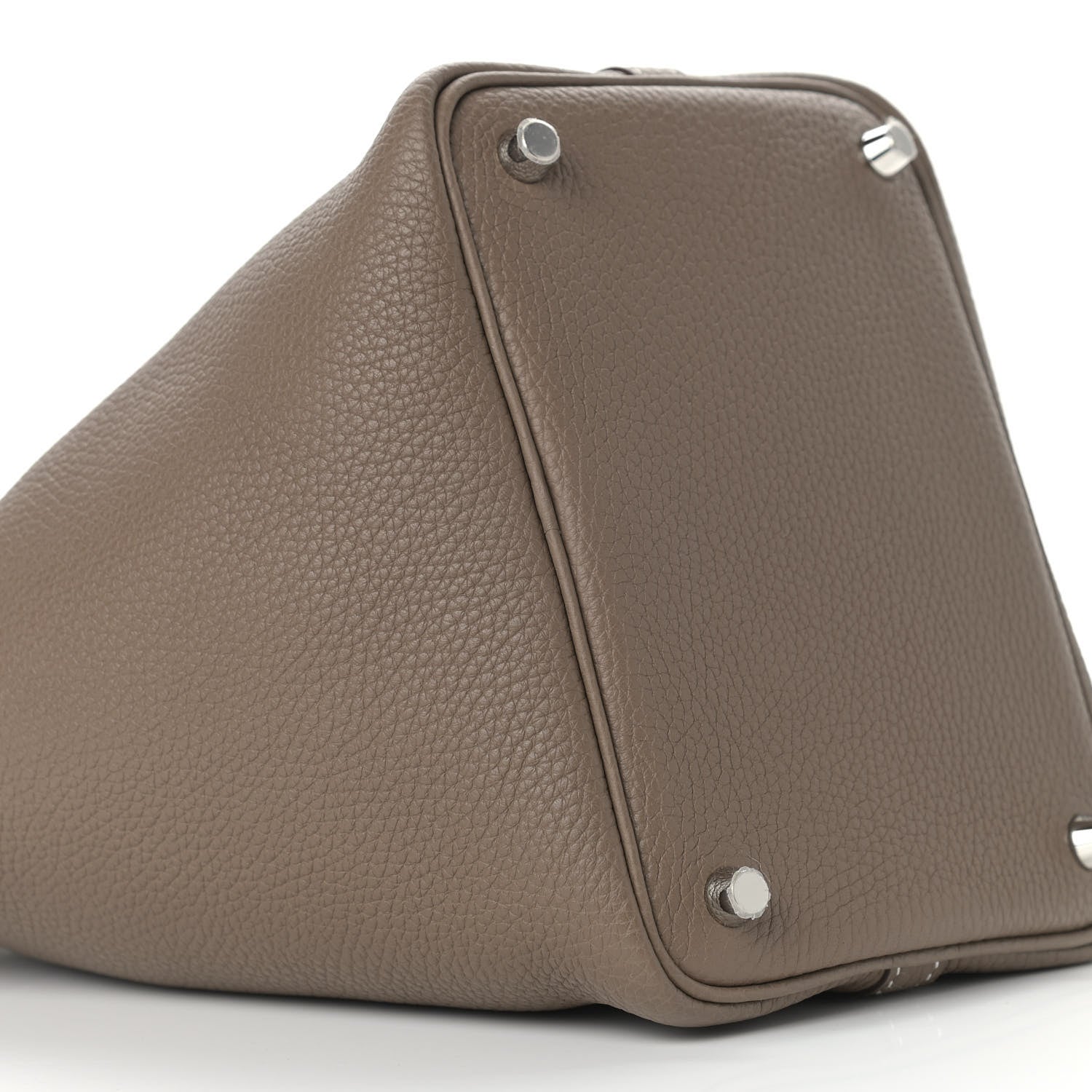 Hermes Taurillon Clemence Picotin Lock 18 PM Etoupe 8 of 9