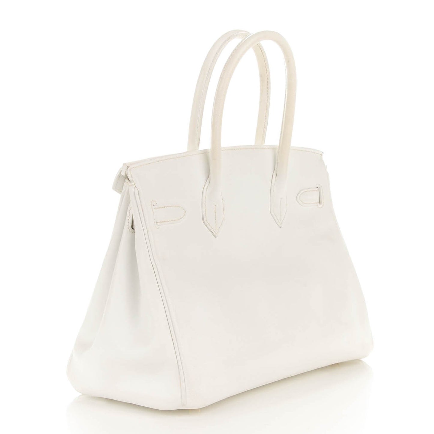 Epsom Birkin 30 White