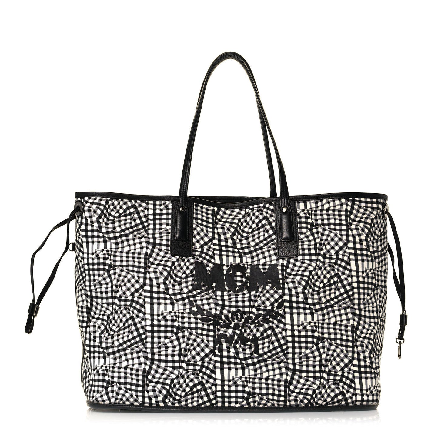 Visetos Large Liz Reversible Shopper Tote Black