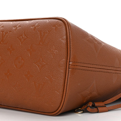 Louis Vuitton Empreinte Monogram Giant Neverfull MM Cognac 9 of 9