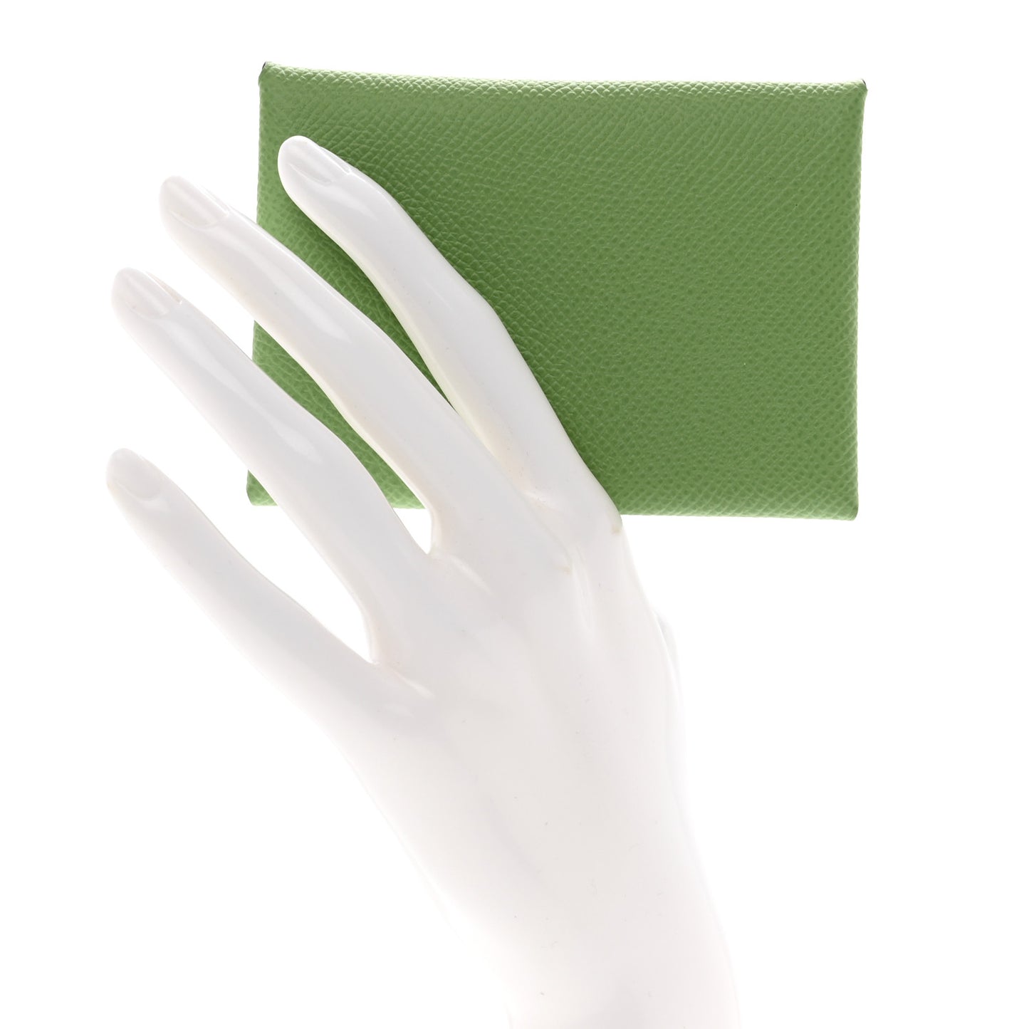 Epsom Calvi Duo Card Case Vert Criquet
