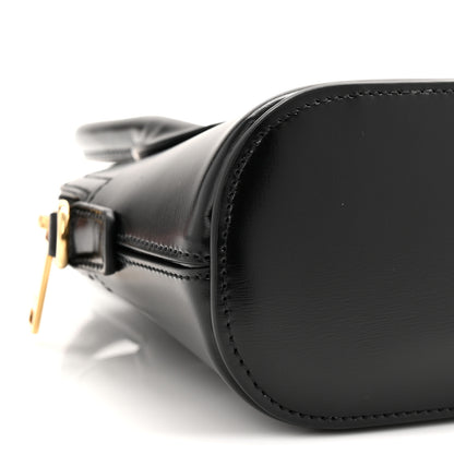 Celine Shiny Calfskin Mini Honorine Bag Black 7 of 8