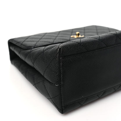 Chanel Caviar Quilted Jumbo Kelly Flap Black 9 of 11