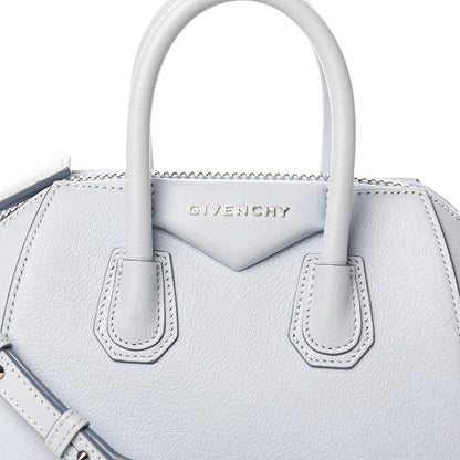 Givenchy Sugar Goatskin Mini Antigona Baby Blue 10 of 10