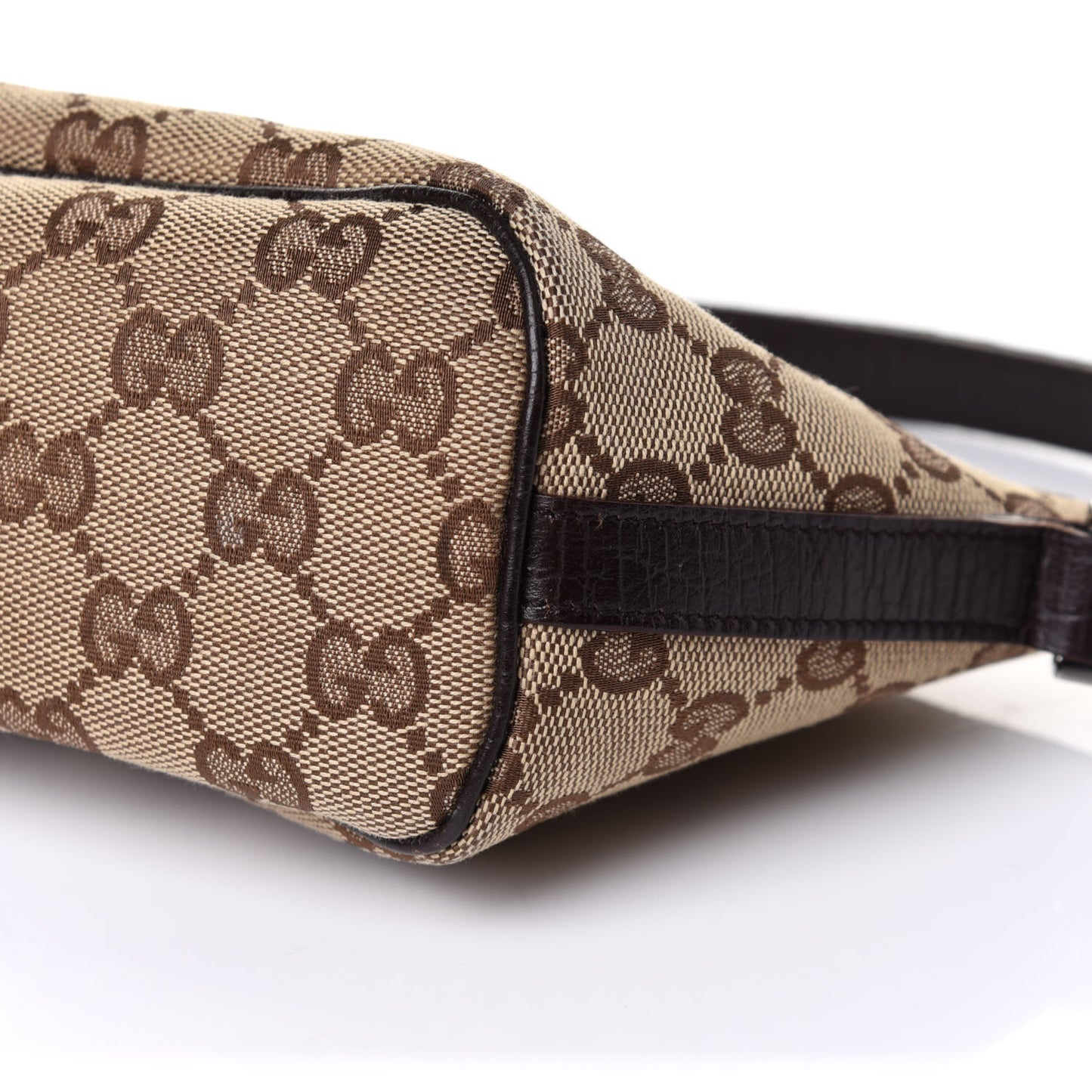 Monogram Web Boat Pochette Brown