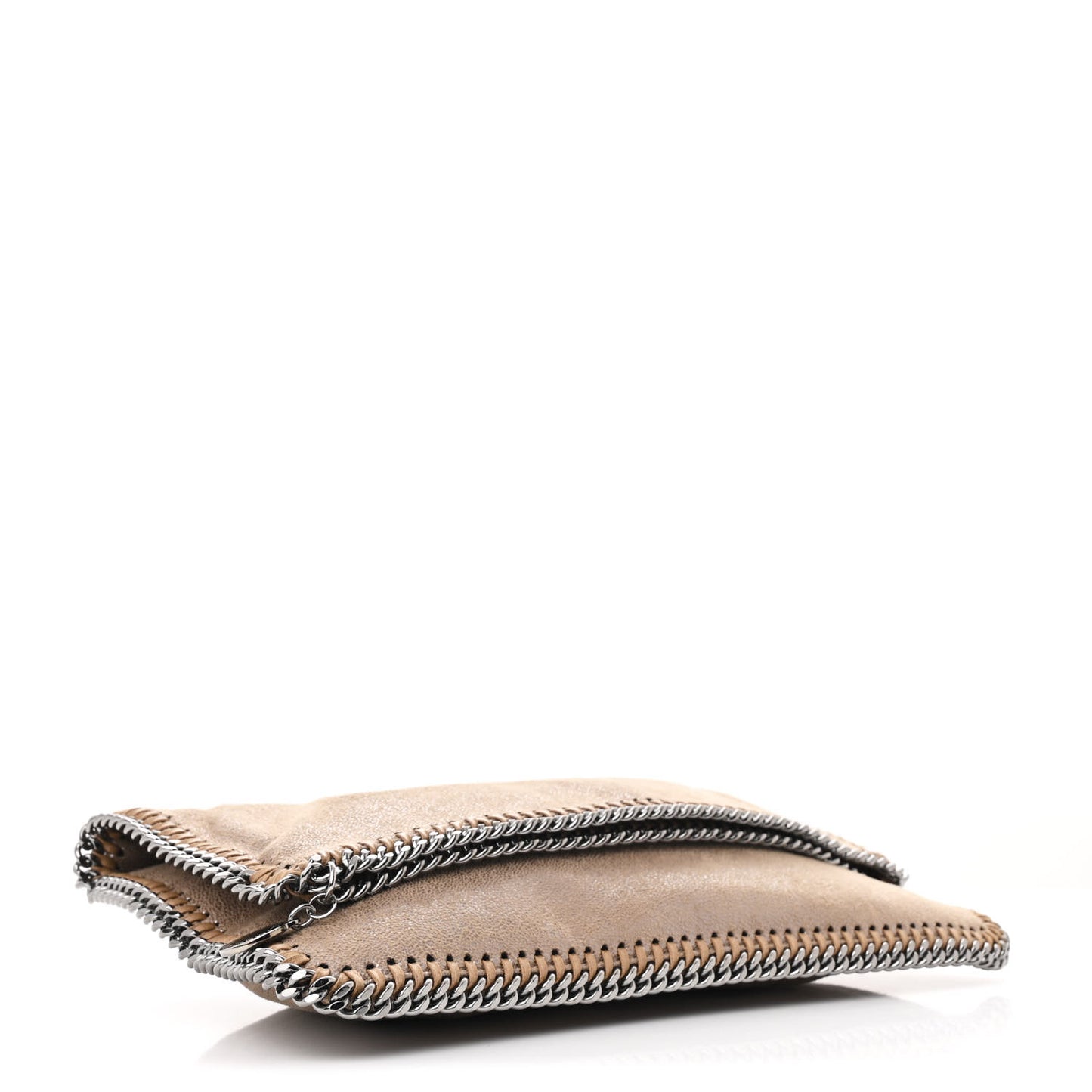Shaggy Deer Falabella Fold Over Clutch Redwood