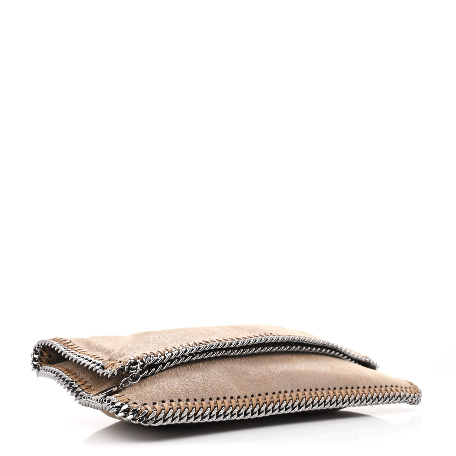 Stella McCartney Shaggy Deer Falabella Fold Over Clutch Redwood 4 of 9