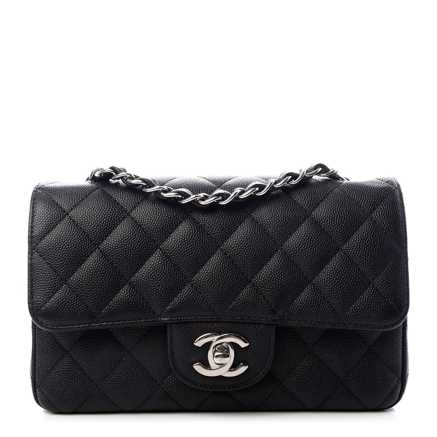 Chanel Caviar Quilted Mini Rectangular Flap Black 1 of 10