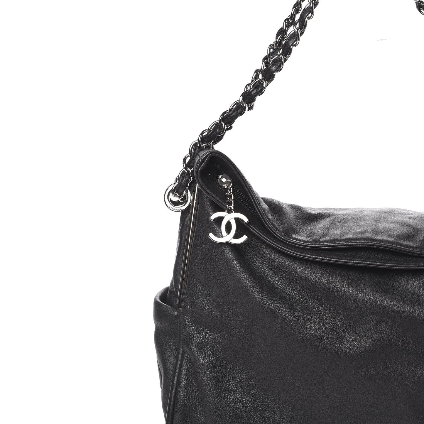 Lambskin Large Ultimate Soft Tote Black
