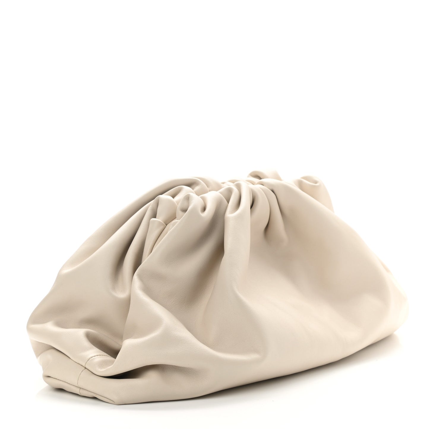 Smooth Butter Calf The Pouch Oversized Clutch Plaster