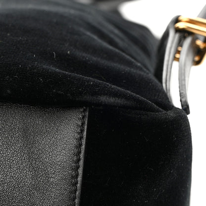 Saint Laurent Velvet Calfskin Small Festival Backpack Black 13 of 13