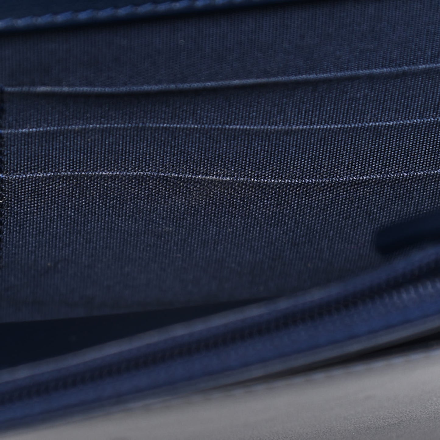Caviar Quilted Boy Wallet On Chain WOC Navy