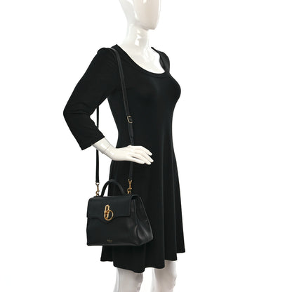 Mulberry Small Classic Grain Calfskin Mini Seaton Black 2 of 8