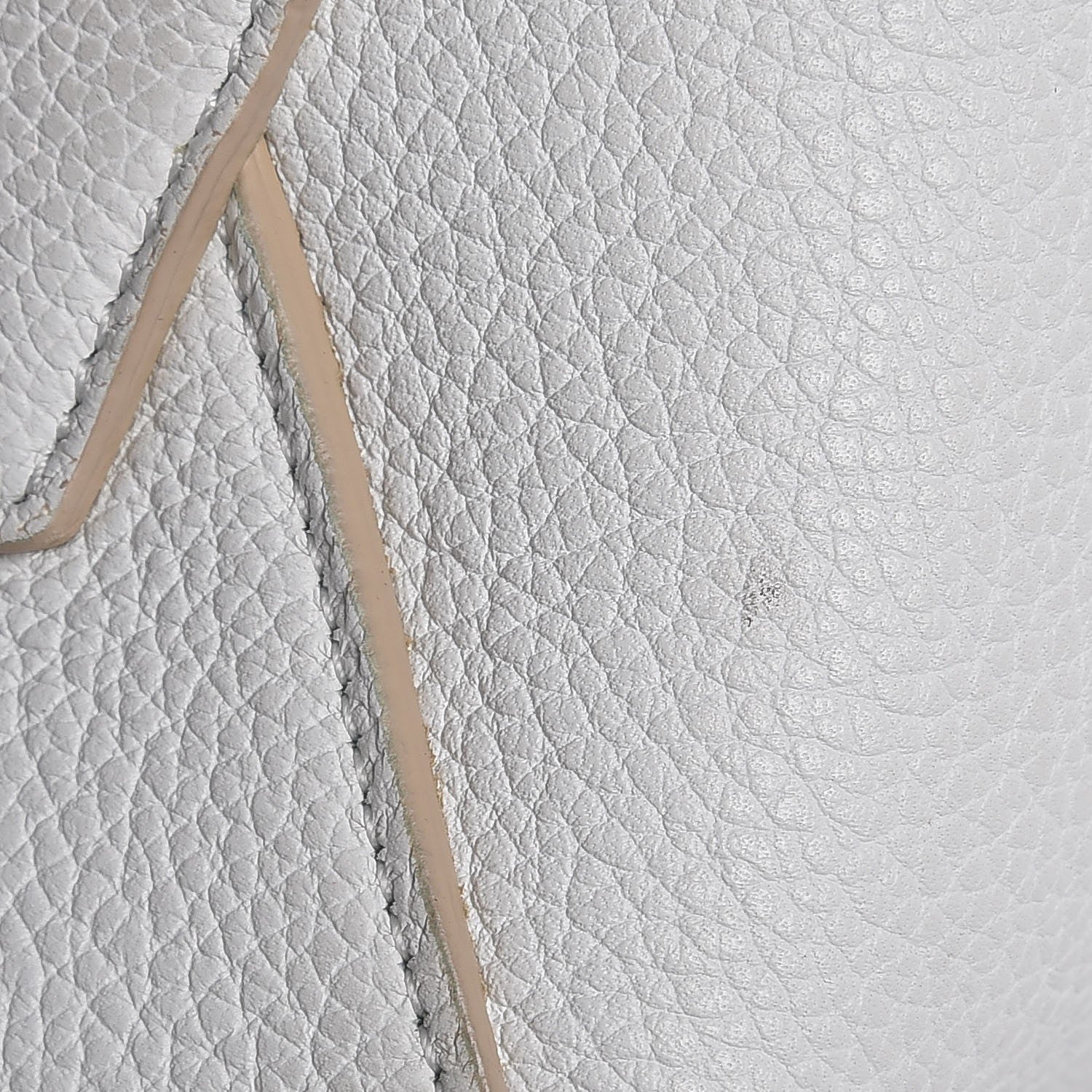 Celine Soft Grained Calfskin Small Sangle Bucket Bag White 9 of 11