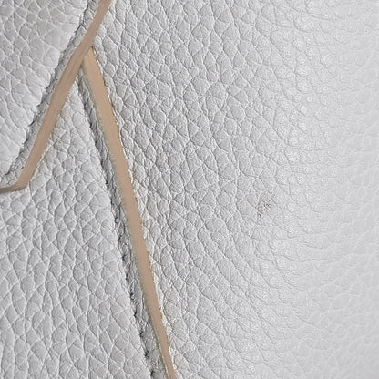Celine Soft Grained Calfskin Small Sangle Bucket Bag White 9 of 11