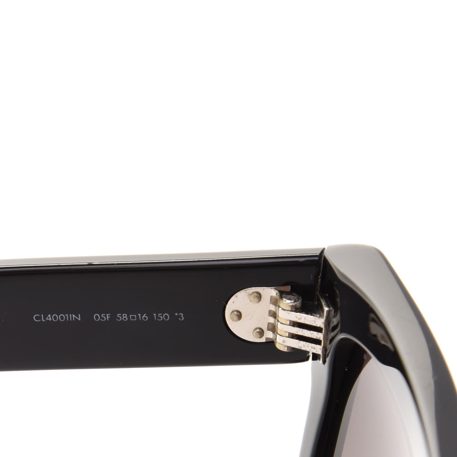 Celine Shadow Sunglasses CL 4001IN Black Havana 5 of 8