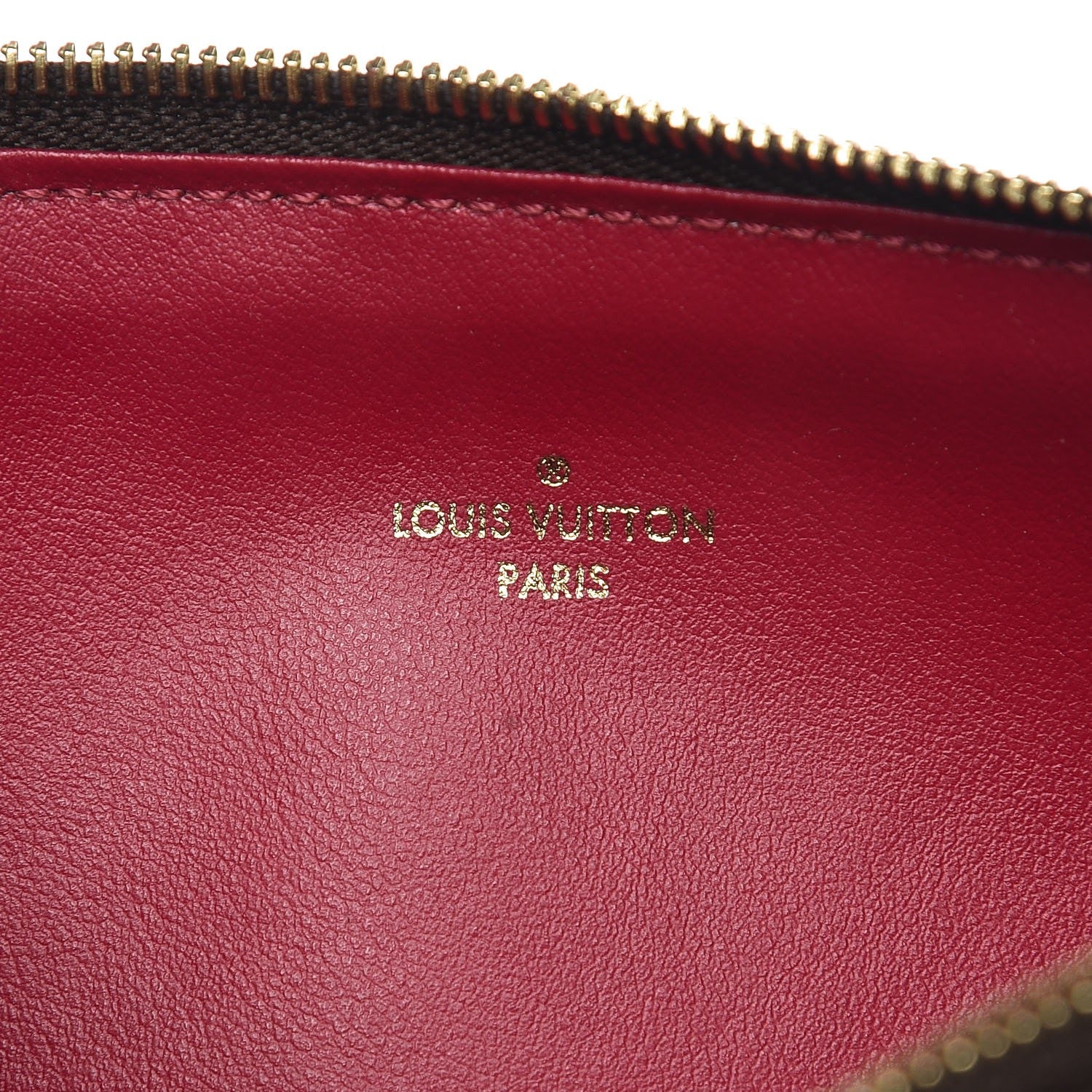 Louis Vuitton Monogram Pochette Felicie Chain Wallet Fuchsia 10 of 11