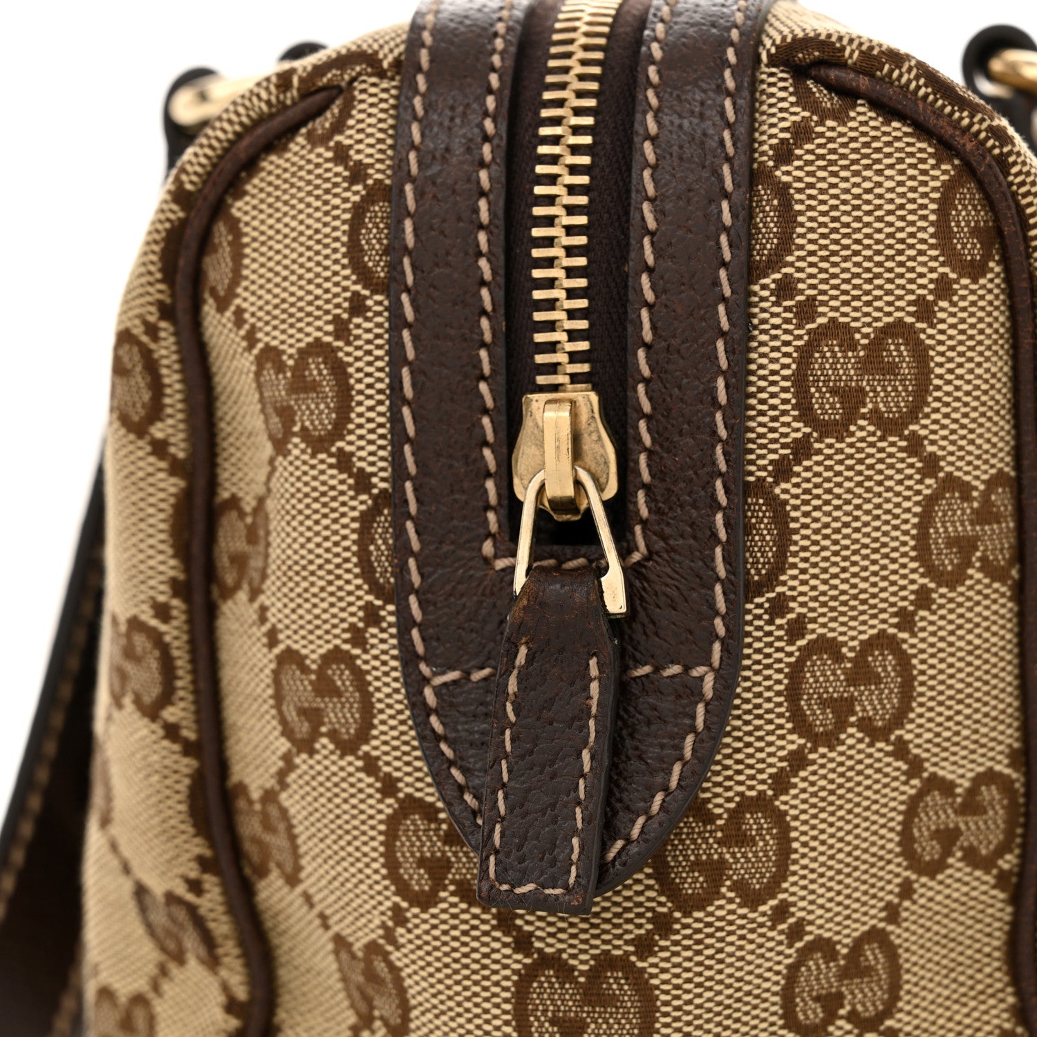 Gucci Monogram Small Charmy Boston Dark Brown 14 of 15