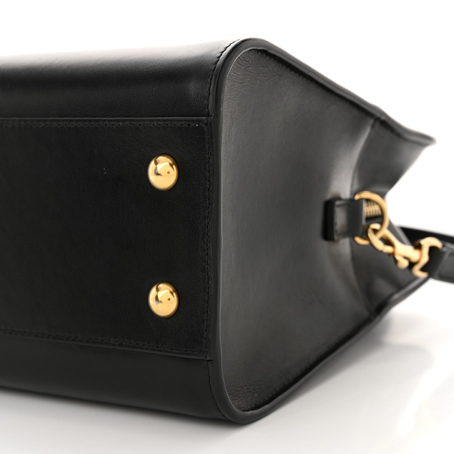 Calfskin Monogram Baby Cabas Black
