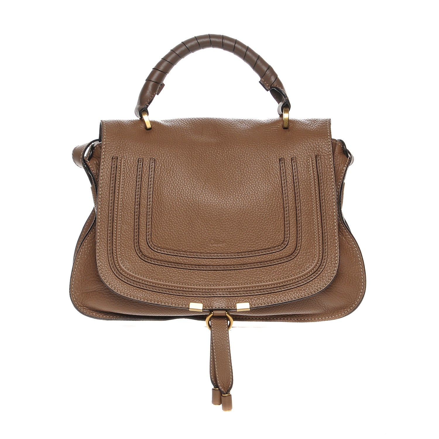 Chloe Calfskin Medium Marcie Satchel Nut 1 of 7