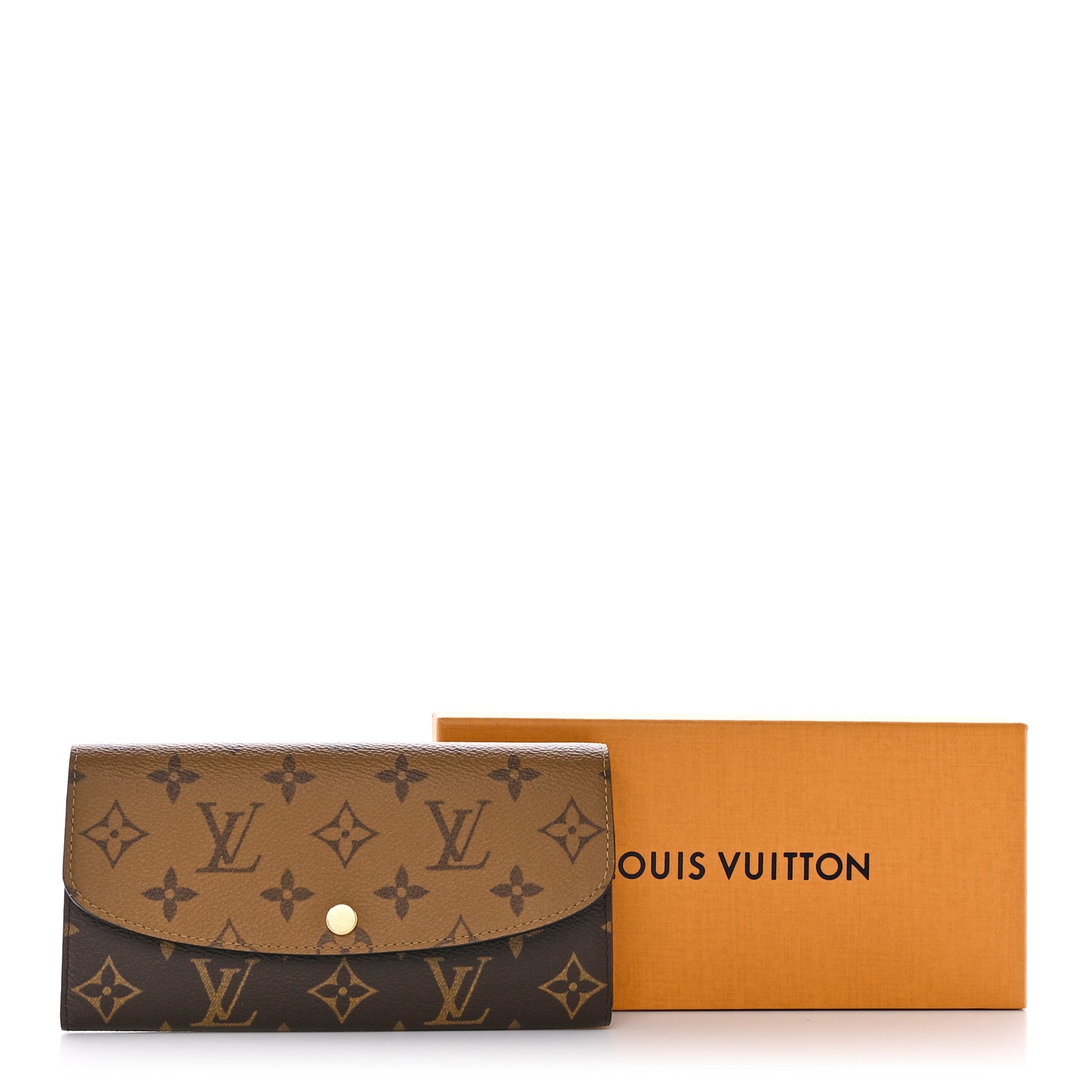 Louis Vuitton Reverse Monogram Emilie Wallet 7 of 7