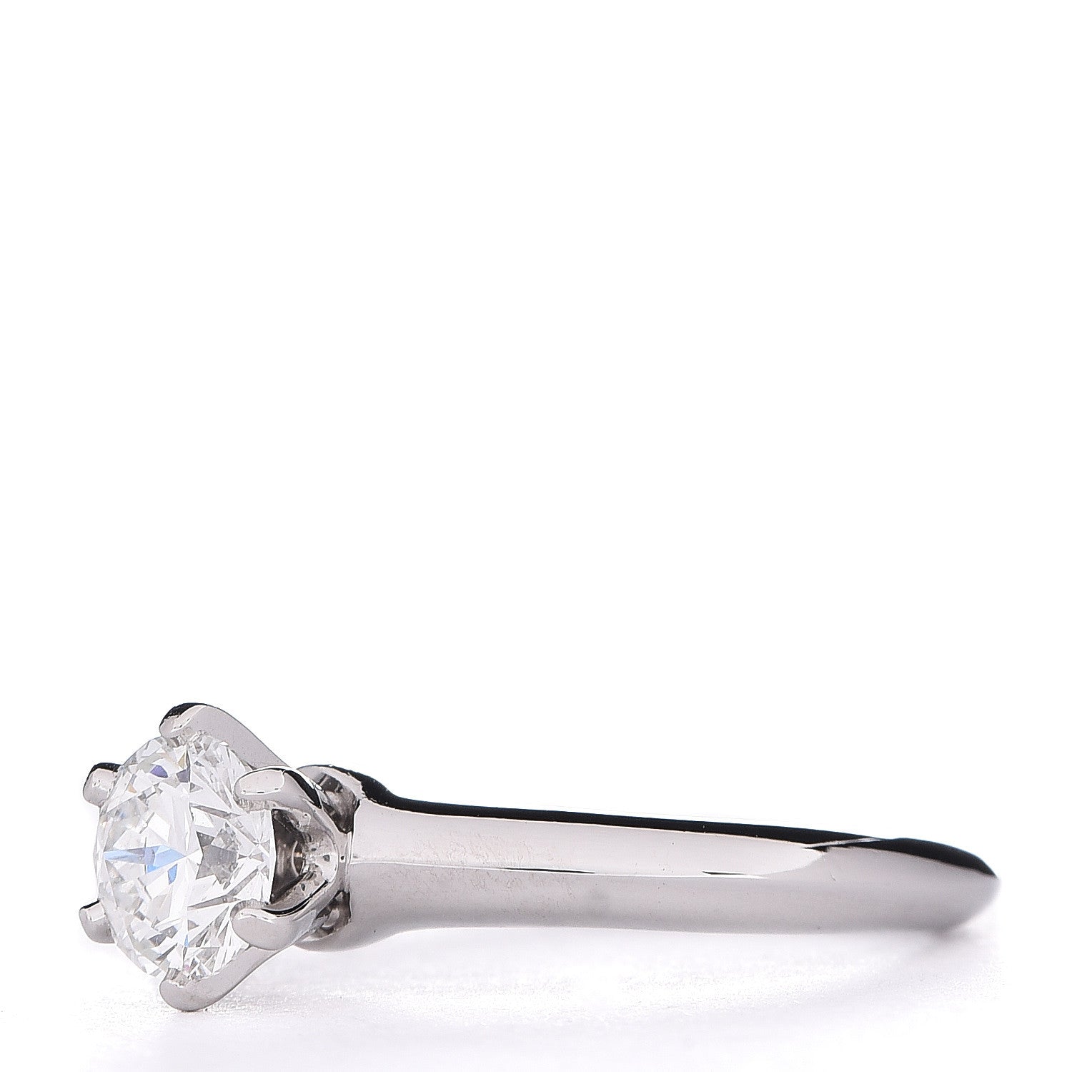 Tiffany Platinum Diamond .71ct Solitaire Engagement Ring 47 4 3 of 6