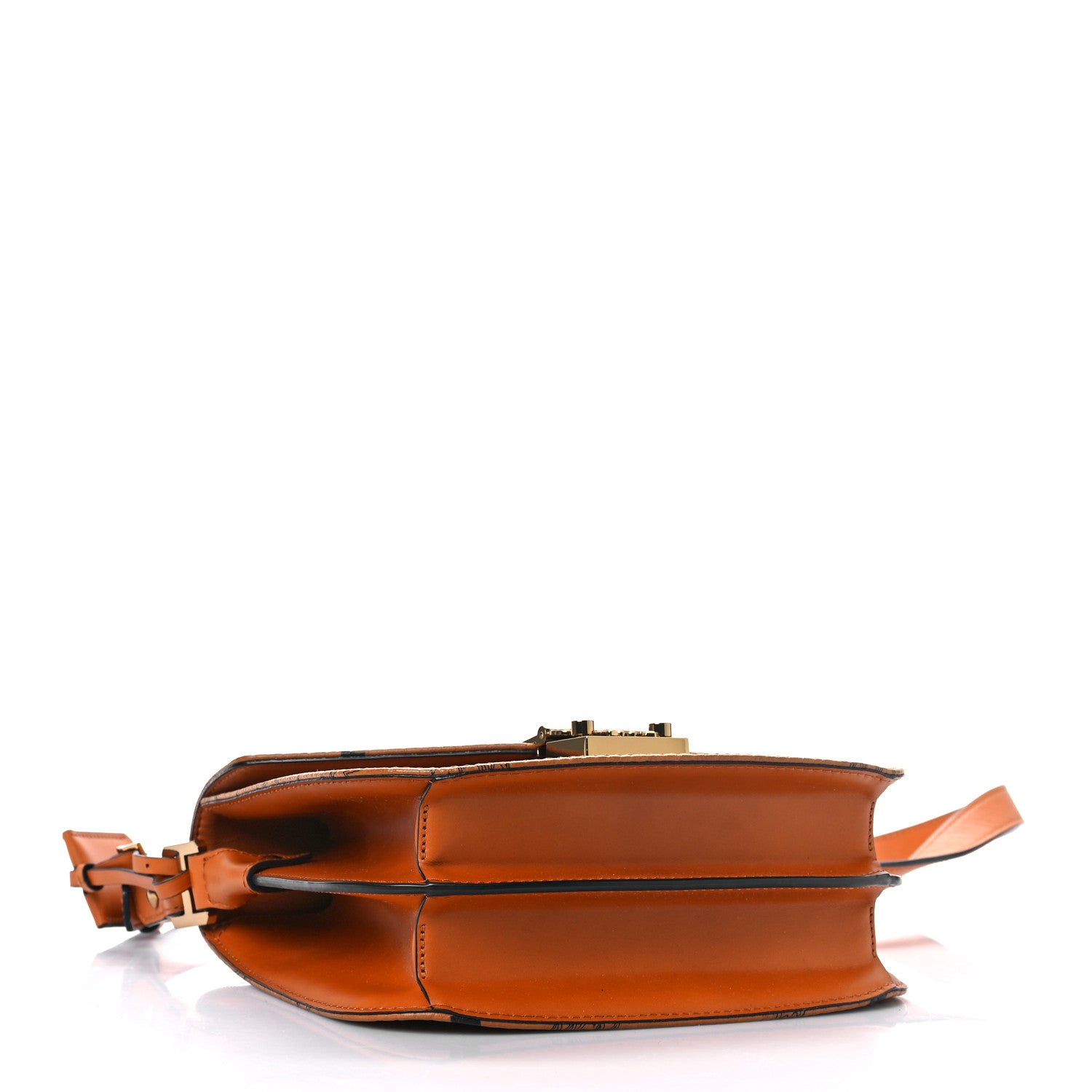 MCM Visetos Patricia Crossbody Bag Cognac 4 of 7