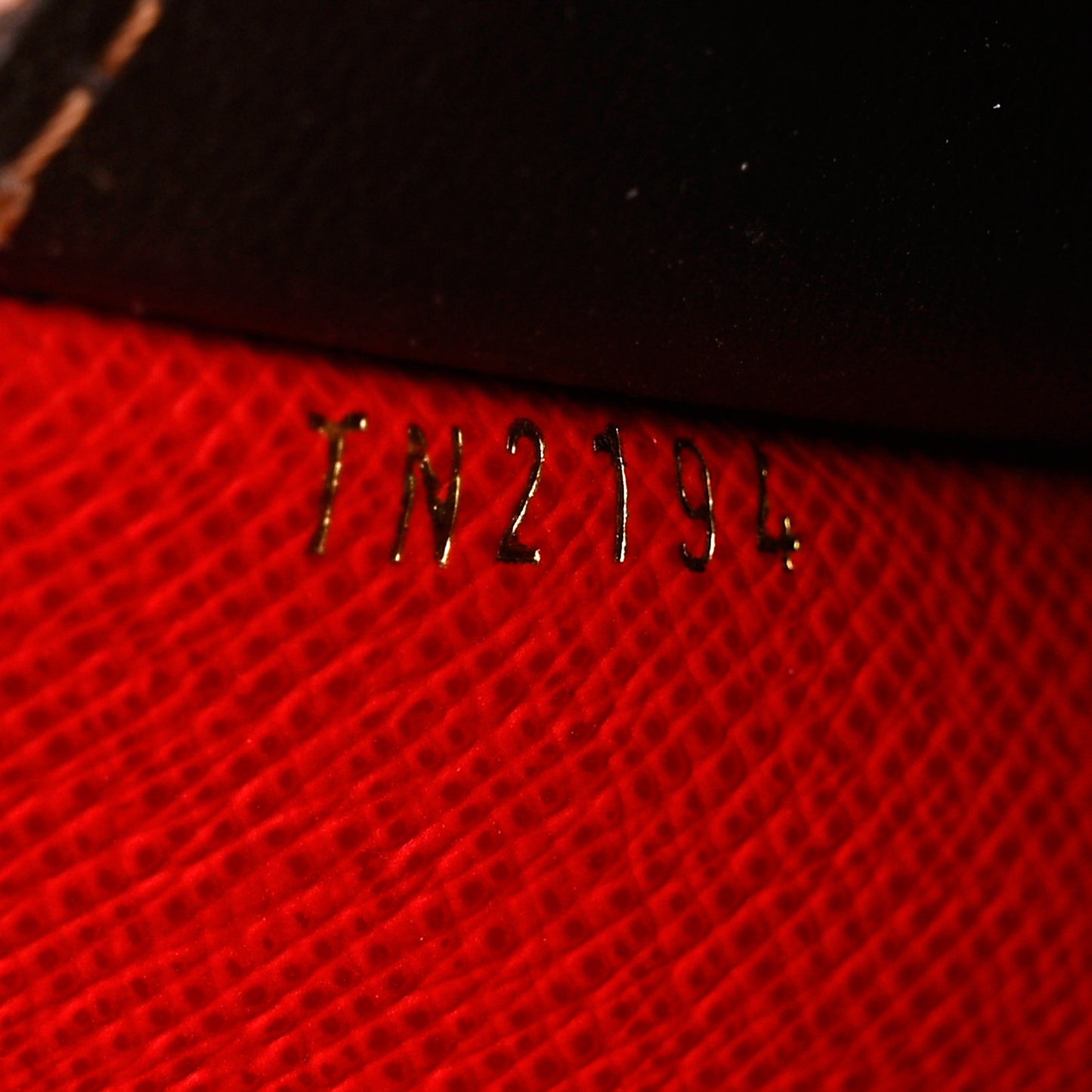 Damier Ebene Josephine Wallet Red