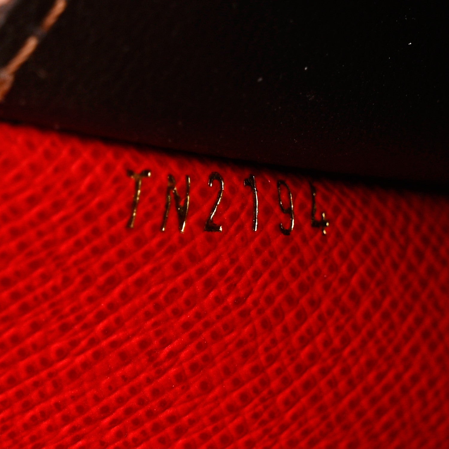 Louis Vuitton Damier Ebene Josephine Wallet Red 9 of 10
