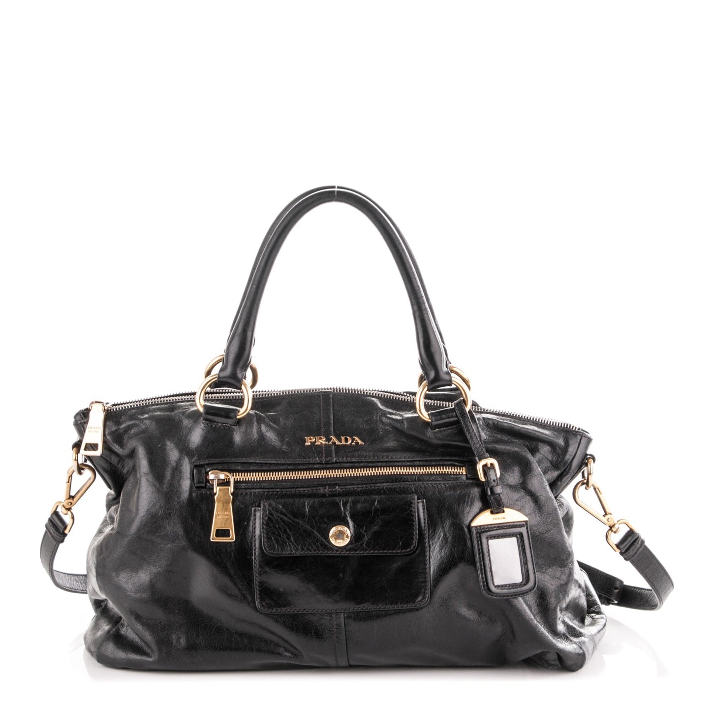 Glace Calf Bowler Black