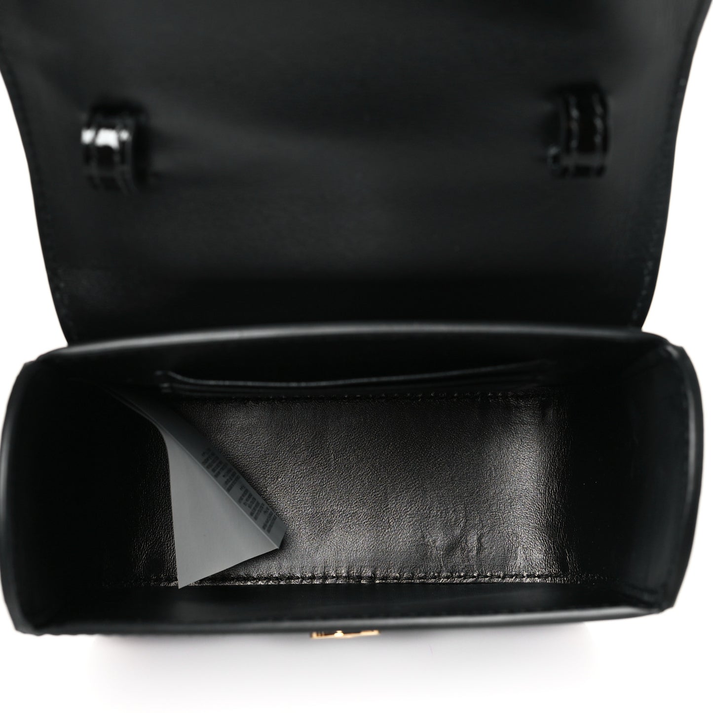 Patent Mini La Medusa Bag Black