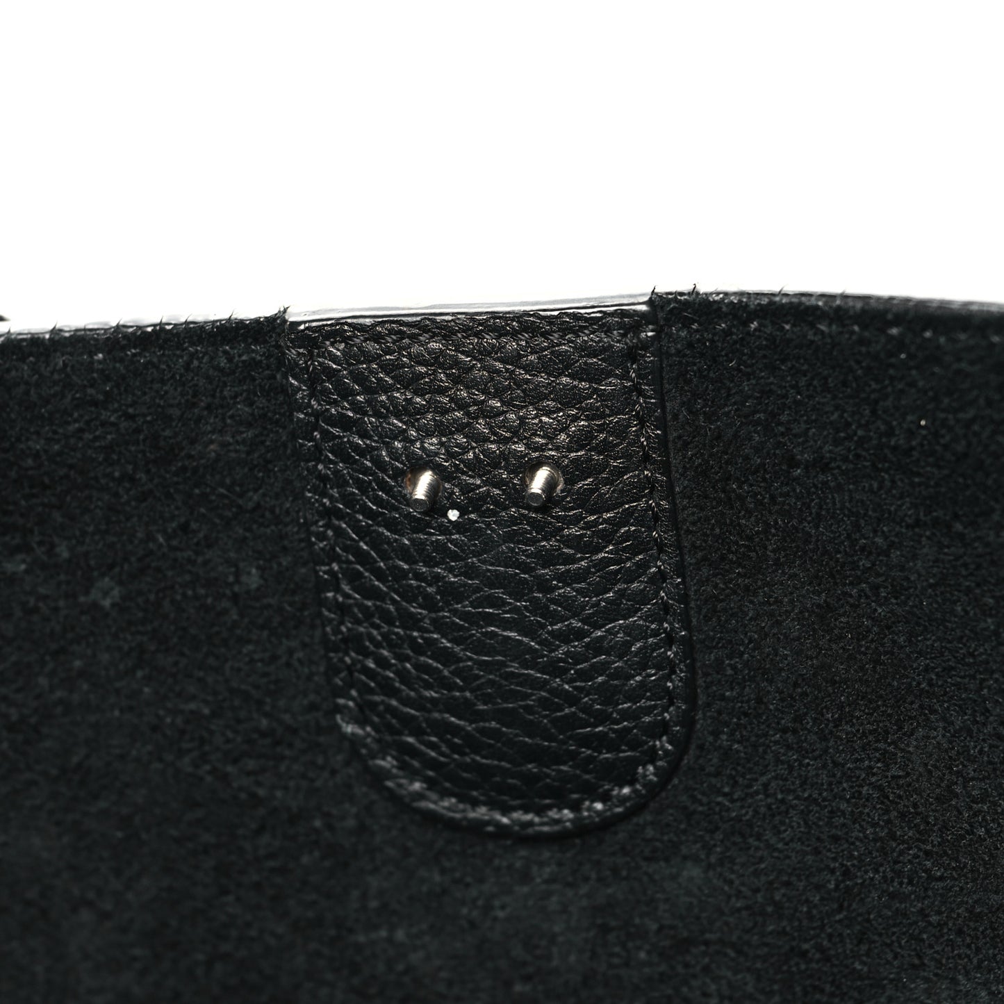 Soft Grained Calfskin Sangle Bucket Bag Black