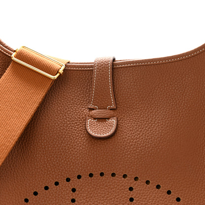 Hermes Taurillon Clemence Evelyne III Gold 8 of 12