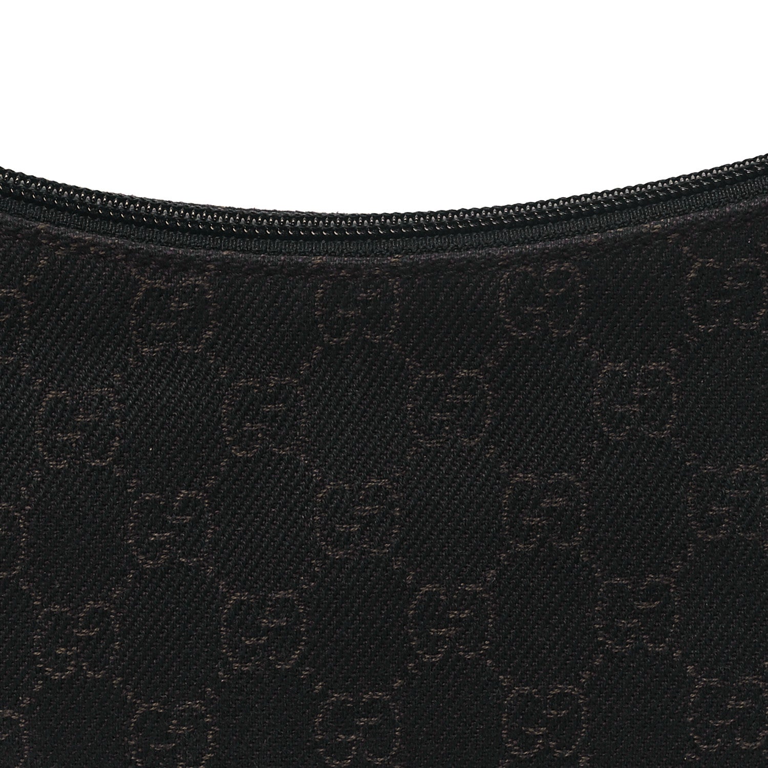 Gucci Denim Monogram Pochette Dark Brown 8 of 13