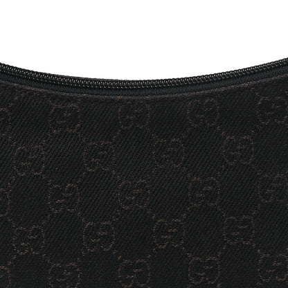 Gucci Denim Monogram Pochette Dark Brown 8 of 13