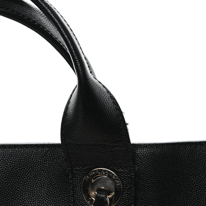 Chanel Caviar Medium Studded Deauville Tote Black 11 of 12