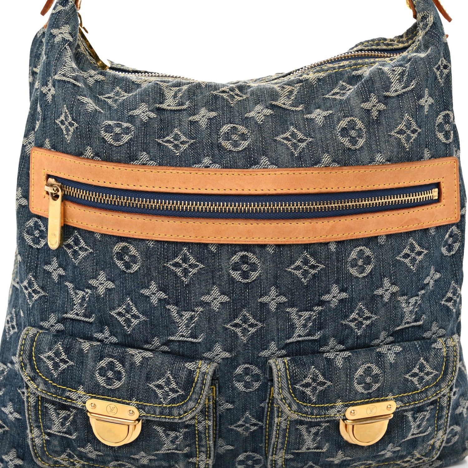 Louis Vuitton Denim Baggy GM Blue 7 of 12