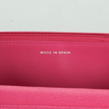Chanel Iridescent Caviar Quilted Wallet on Chain WOC Pink 7 of 8