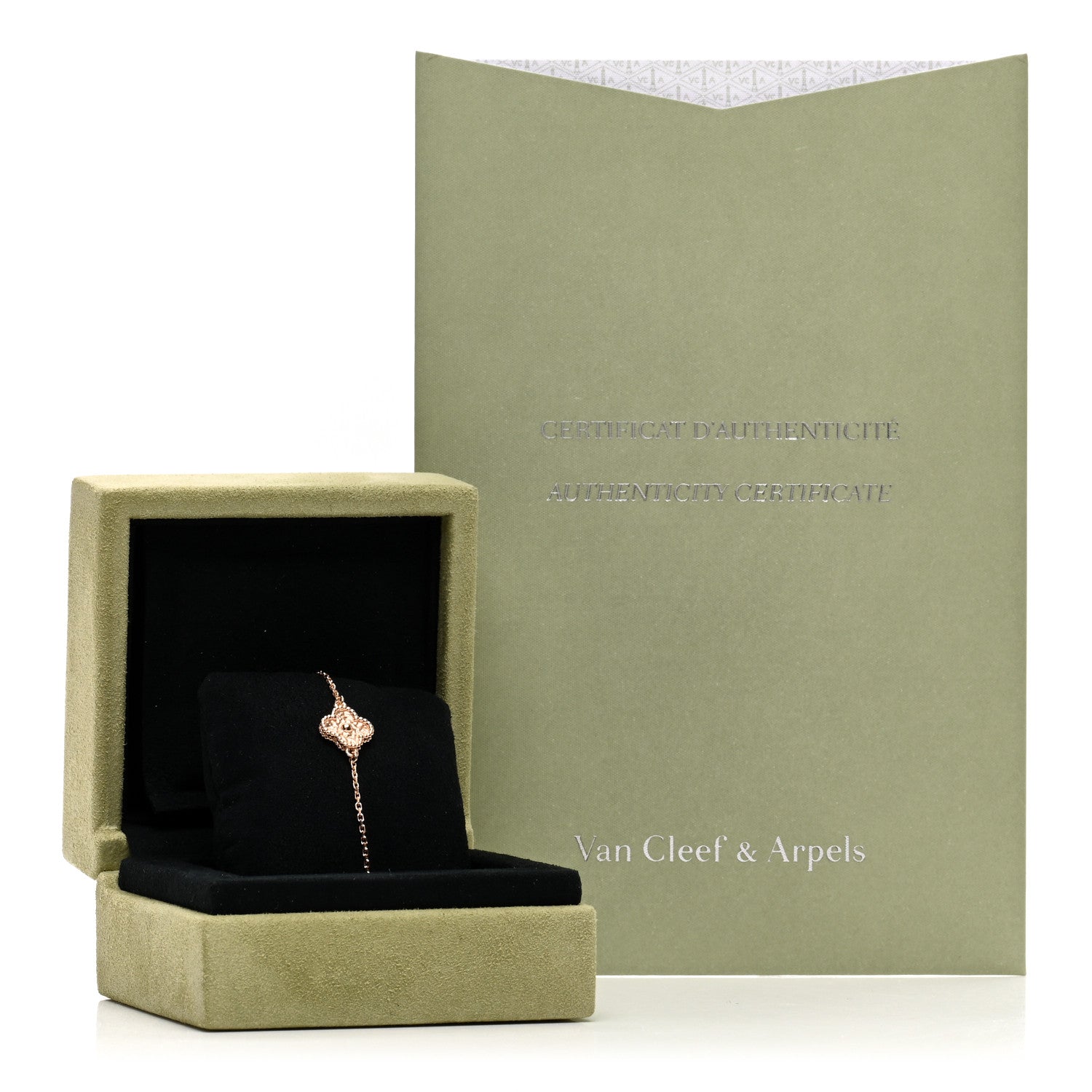 Van Cleef & Arpels 18K Rose Gold Sweet Alhambra Bracelet 4 of 4
