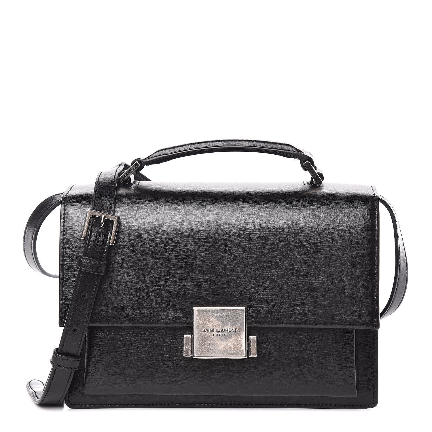Saint Laurent Calfskin Medium Bellechasse Satchel Black 1 of 11