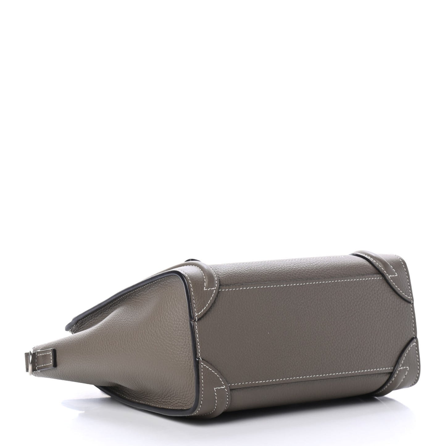 Drummed Calfskin Nano Luggage Souris