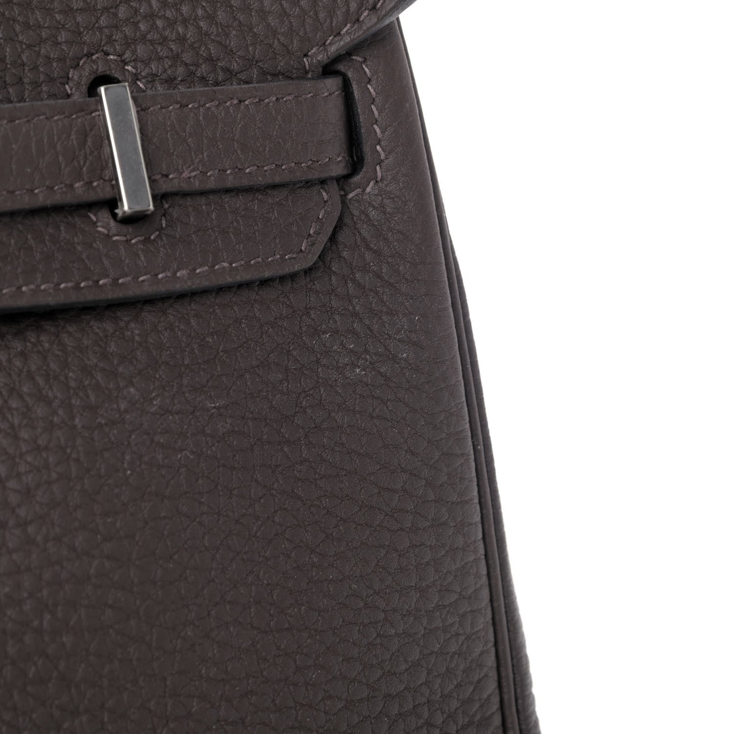 Hermes Togo Verso Birkin 25 Ebene Gold 10 of 12